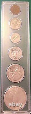 1935 6 Coin Year Set Includes 4, 90% Silver Coins 35-1