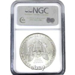 1986 American Silver Eagle $1, NGC MS69, First Year of Issue