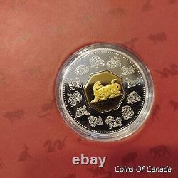 1998 Canada $15 Silver Coin + Stamp Set Year Of The Tiger Lunar #coinsofcanada