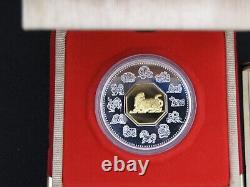 1998 The Year Of The Tigar Chinese Lunar Proof Silver Coin $15 Royal Mint Canada