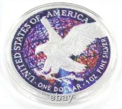 1 Oz Silver Coin 2023 American Eagle $1 New Years Eve Times Square in Capsule