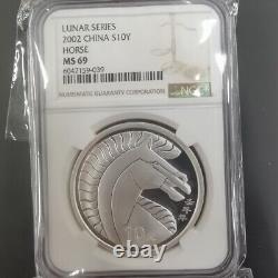 2002 Year of the Horse Silver Coin 1Oz Commemorative Coin Silver Coin