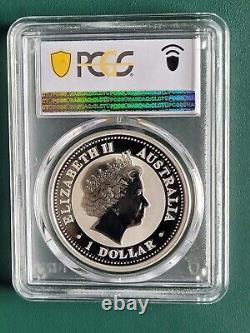 2005 Australia Coin Year of Rooster 1 oz 999 pure SILVER PCGS MS 69
