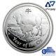 2009 $1 Year Of The Ox 1oz Silver Bullion Coin In Capsule Only