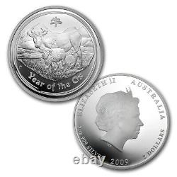 2009 Australia 3-Coin Silver Year of the Ox Proof Set SKU#80155