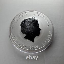 2009 Lunar Series II Year of the Ox 2 oz Silver Coin BU in capsule