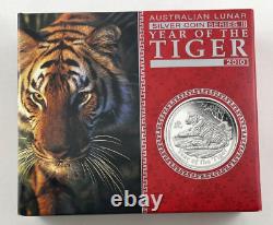 2010 Year of the Tiger Lunar Silver Coin Series II 1oz Silver Proof Coin 382