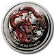 2012 Australia Year Of The Dragon Proof Colorized 1 Oz Silver Coin Perth Mint