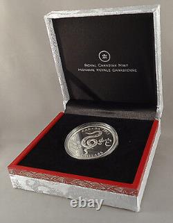 2013 $15 Year of the Snake 1 oz Pure Silver Coin in Asian Presentation Case COA