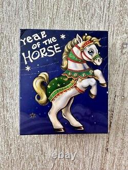 2014 Year Of The Horse Baby Silver Coin Perth Mint Coa