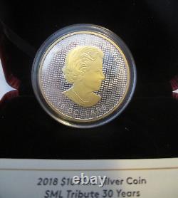 2018 RCM $10 Fine Silver Coin SML 30 years 2oz 99.99% Fine Silver