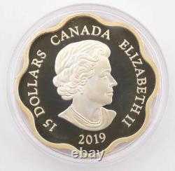 2019 Canada $15 Pig Lunar Lotus Year of the Pig Pure Silver Proof Coin