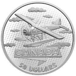2021 $50 Fine Silver Coin The First 100 Years Of Confederation Canada Wings