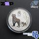 2022 $8 Year Of The Tiger 5oz Silver Bullion Coin In Capsule