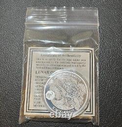 2022 Rwanda Lunar YEAR Of The TIGER 1 oz Proof Silver Coin COA