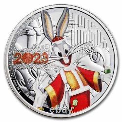 2023 Niue 1 oz Silver $2 Lunar Year of The Rabbit Bugs Bunny SKU#259893