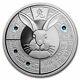 2023 Niue 1 Oz Silver Proof Crystal Coin Year Of The Rabbit Sku#273028