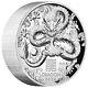 2024 5 Oz Silver $8 Australia Year Of The Dragon High Relief Proof Coin