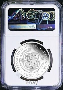 2024 Australia OPAL LUNAR Year of the Dragon 1 oz Silver Proof Coin NGC PF70 ER
