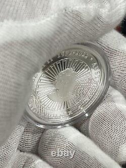 2024 Australia Opal Lunar Year of the Dragon 1oz Silver Proof Coin