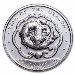 2024 Bhutan Year of the Dragon Proof 1 oz Silver Coin 3,000 Mintage