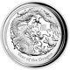 Australia 2012 Year Of Dragon $1 High Relief Pure 1 Oz Silver Coin Perfect