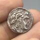 Authentic Ancient Greek Silver Coin With King Face 2000+ Years Old