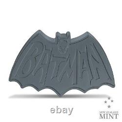 BATMAN 85 Years 1966 Batman Logo 1oz Silver Collectible Coin 2024 Niue