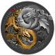 Cameroon 500 Francs 2024 Year Of The Dragon Black Silver Coin