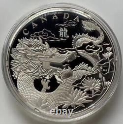 Canada 2012 Lunar dragon year 1 kilo silver 1000g silver coin