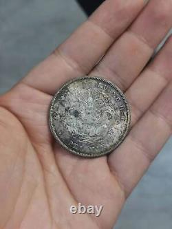 Chinese Antique Qing Dynasty Beiyang 34 Year Guangxu Tongbao Silver Coin