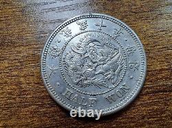 KOREA. 1/2 Won Silver Coin, Year 10 (1906). Kuang Mu