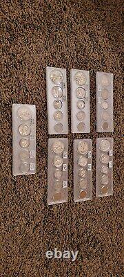 Lot Of 7 US Coin year sets 5 coins 1906,1927,1929,1934,1935,1942,1943 Silver
