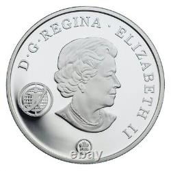 Polar Year 2007 Canada $20 Sterling Silver Plasma Coin