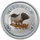 Rare! 2007.999 Silver 1oz Year Of The Pig Perth Mint Capsule$128.88