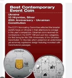 Silver? Coin 1 oz 25 years constitution of Ukraine 2021
