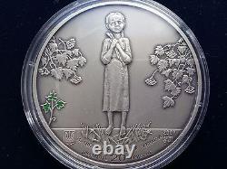Ukraine 20 griven Holodomor Silver Coin 2007 year