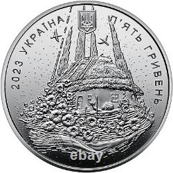 Ukraine 5 UAH Born in Ukraine Silver coin 2023 year