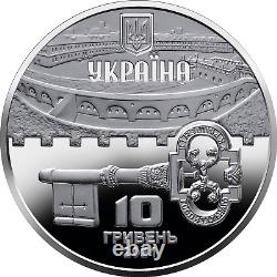 Ukraine Coin Kyiv Fortress 10 Hryven SILVER 2021 Year