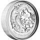 Year Of The Dragon High Relief 1 Oz Proof Silver Coin 1$ Australia 2012